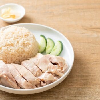 resep nasi ayam hainan sebagai resep masakan untuk penderita kolesterol dan darah tinggi yang enak