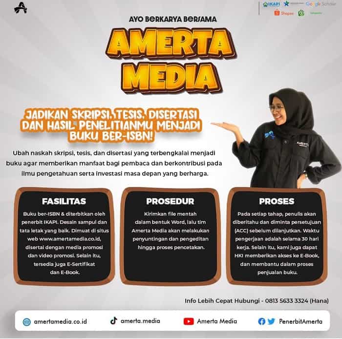 Terbitkan buku ajar, monograf, dan buku referensi di Penerbit Amerta Media