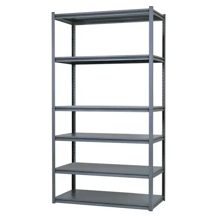 Racking warehouse jenis Krisbow Shelving Steel 6 SHELV 120X60X220cm