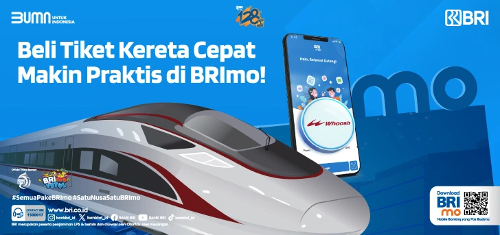 Beli Tiket Kereta Cepat Pakai BRImo