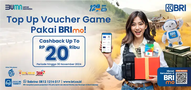 Top Up Voucher Game Pakai BRImo