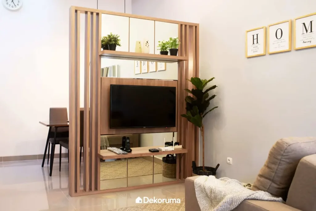 TV Stand sebagai Partisi